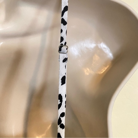 Animal Cheetah Print White and Black Cami Top Y2k Nwt Size Small S - Picture 6 of 9